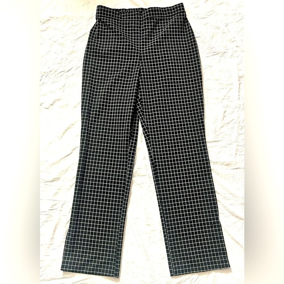 Pants - Massimo Fabro Italy Black and White Checkered Women's Trousers Pants Size 6
